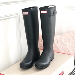 NWOT HUNTER | Original Tall Matte Black Boots